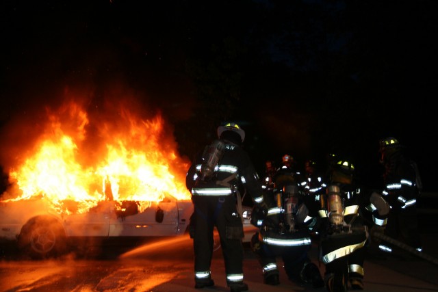 Making the Attack at a Car Fire Drill