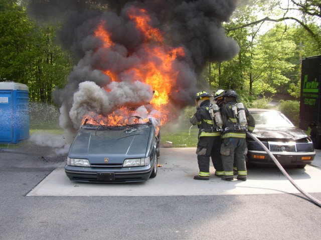 Car Fire Drill 