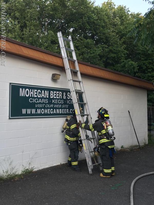 Roof Operations/Ground Ladder Training at Former Mohegan Beer and Soda on 7/26/16