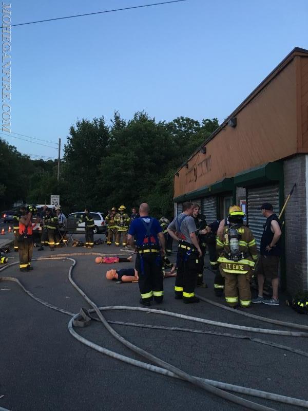 Hoseline Advancement/Search and Rescue Training at Former Mohegan Beer and Soda on Rt 6