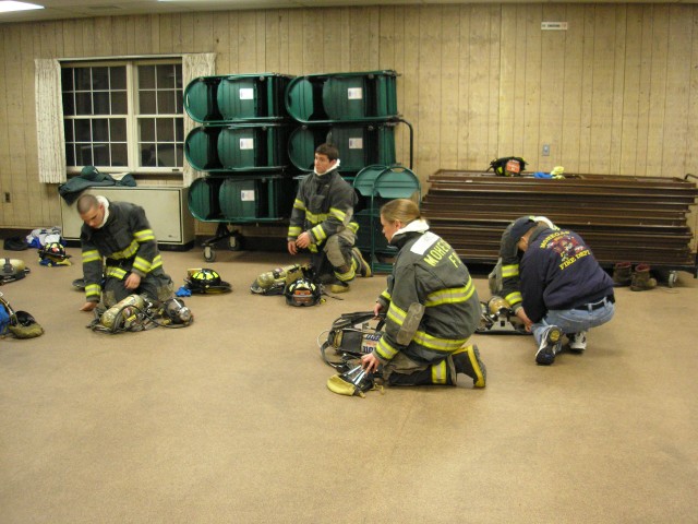 Changing Out Their Air Bottles

