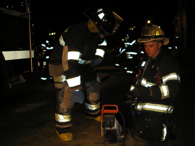Lt. Stretz Explains How To Use The Quick Vent Saw