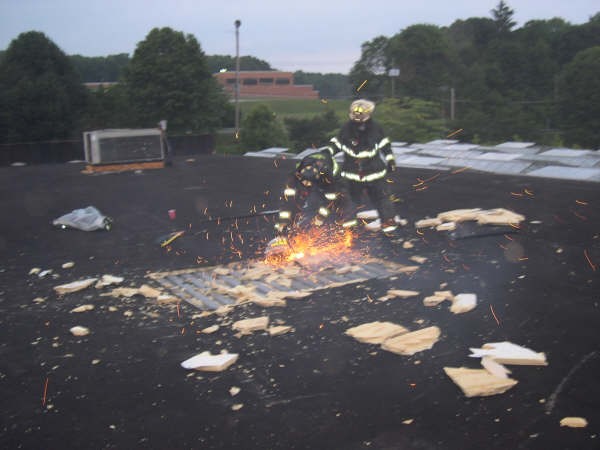 Roof Ventalation Drill at Former Frank's Nursery 
