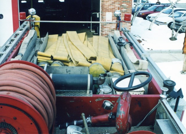The Booster reel and Deck Gun