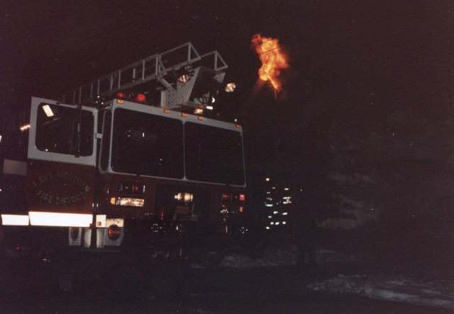 TS-3 Pulling Up On A Structure Fire On Beverly Rd in 1992