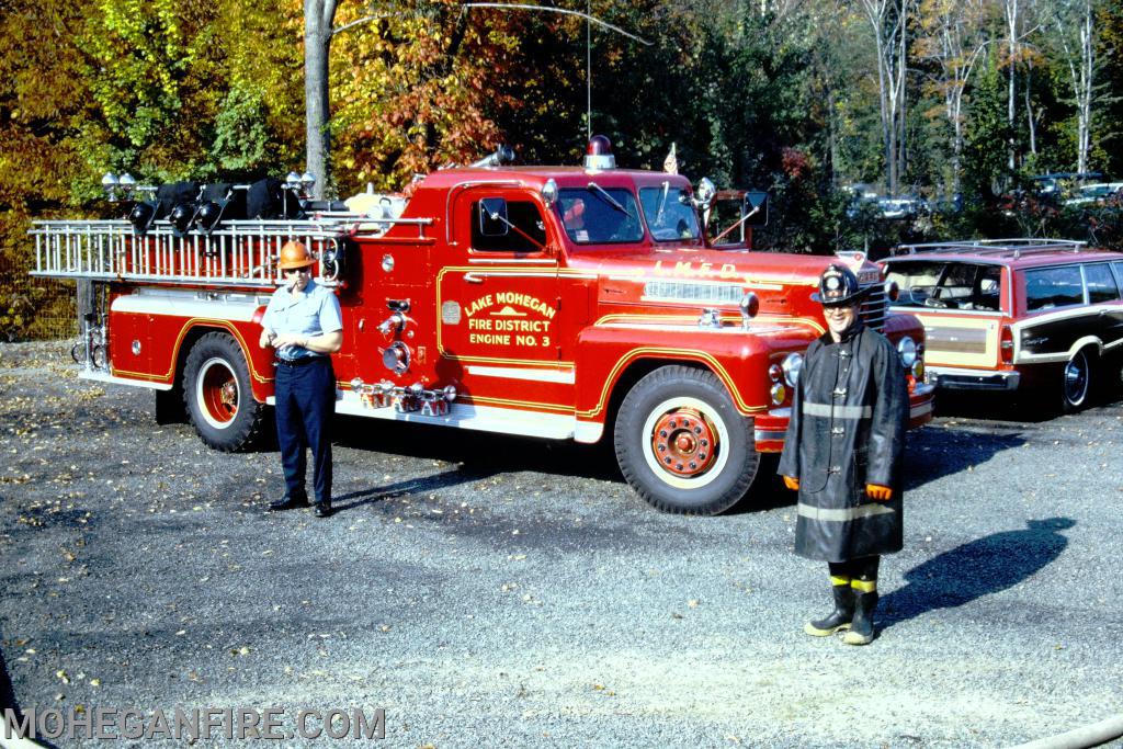 October 1969. Former Engine 252 1954 Oren at the Open House . Photo by Jim Forbes