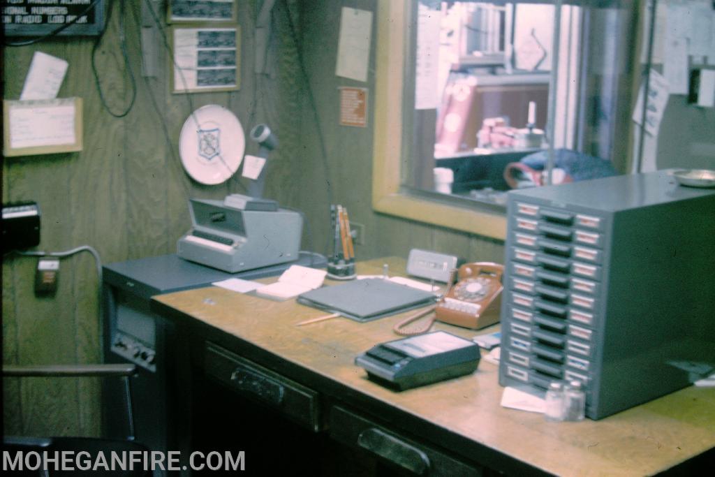 October 1969. The radio room in Headquarters. Photo By Jim Forbes