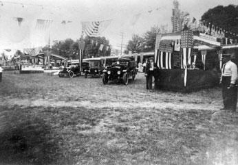 MVFA Carnival (Note the 1922 American LaFrance in photo)  (Courtesy of Yorktown Historical Society)