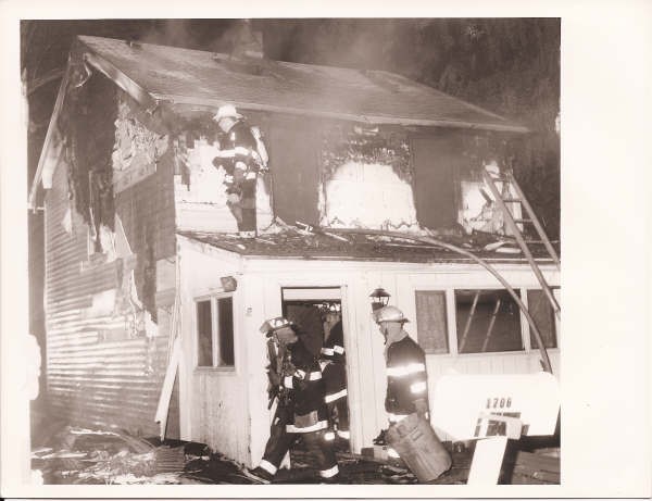 Foothill St Working Fire in Mid 1990's