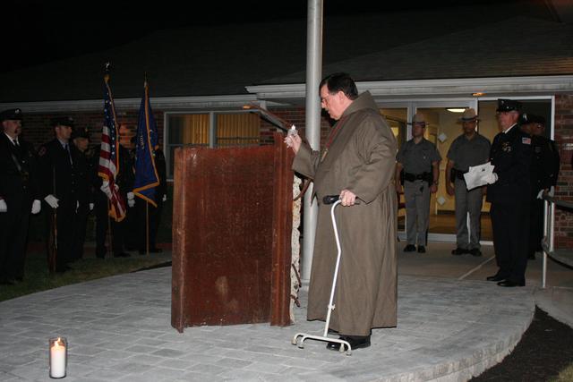 Dedication of 9/11 Memorial - Mohegan Volunteer Fire Association