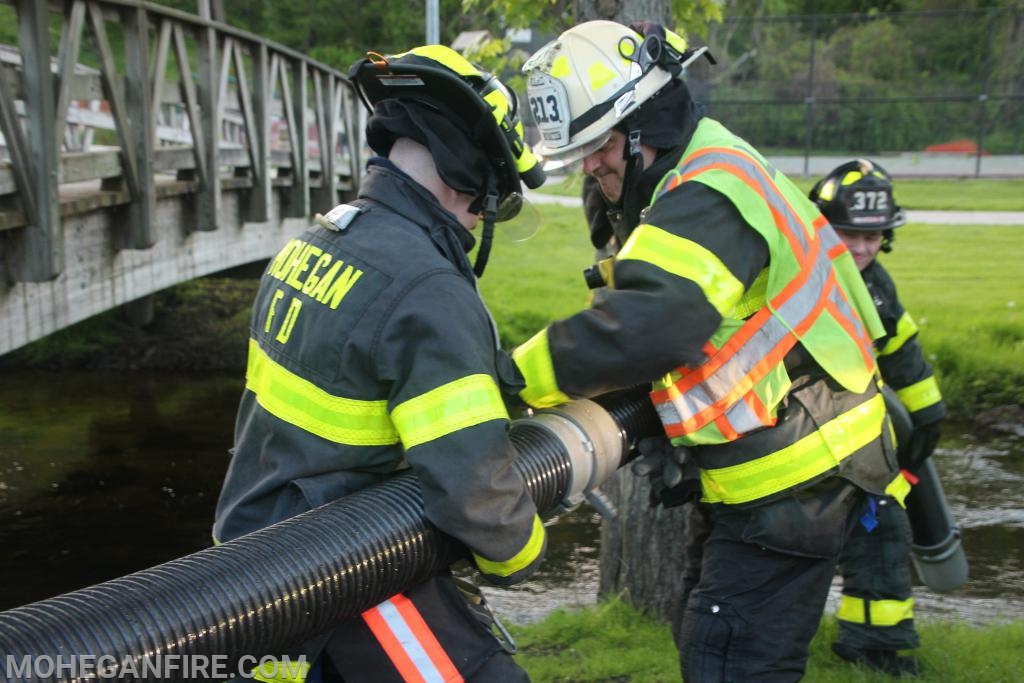 Drafting and Hoseline Operations Training - Mohegan Volunteer Fire ...